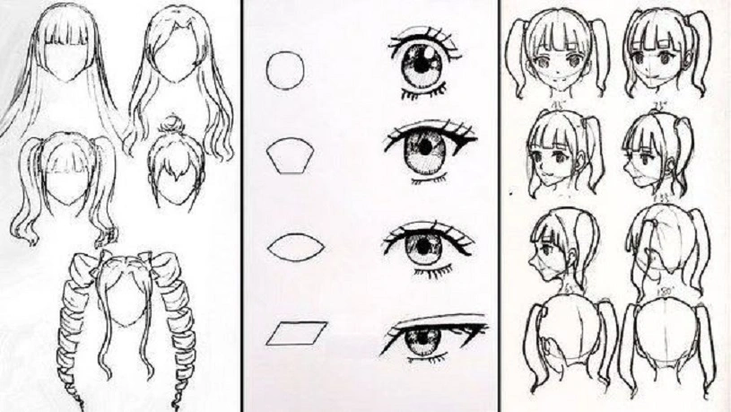 Tập vẽ tranh đề tài Anime đơn giản cho người mới Tập vẽ tranh đề tài Anime đơn giản cho người mới